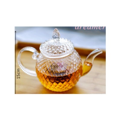 LFGB FDA Custom High borosilicate glass pyrex  glass teapot