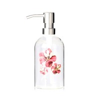 Borosilicate Glass Soap Dispenser Hand Wash Bottles With Stainless Steel Screw Cap Pump