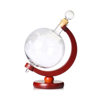 Glass Liquor bottte 1000ml High Borosilicate Globe Decanter