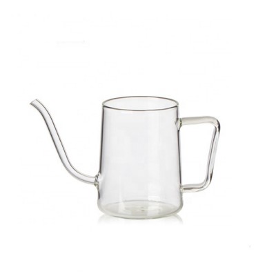 Borosilicate Glass Pot Heat Resistant Milk Warmer Pot Handgrip Mineral Water Pot