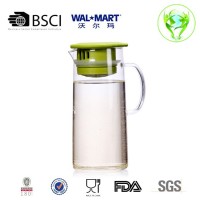 Borosilicate Glass Jug Cold Water Pot With CE Certificate  in stock with logo